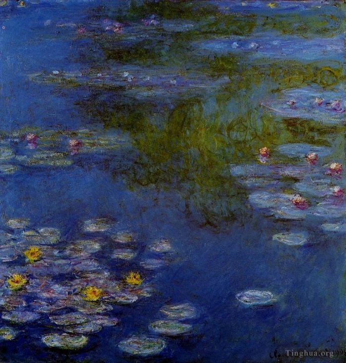 Claude Monet Oil Painting - Water Lilies
