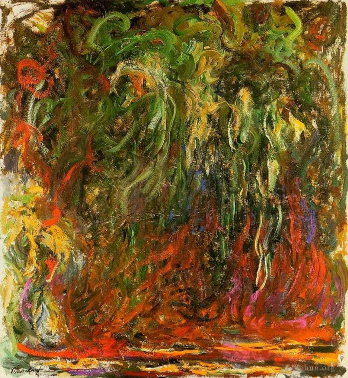 Claude Monet Oil Painting - Weeping Willow Giverny
