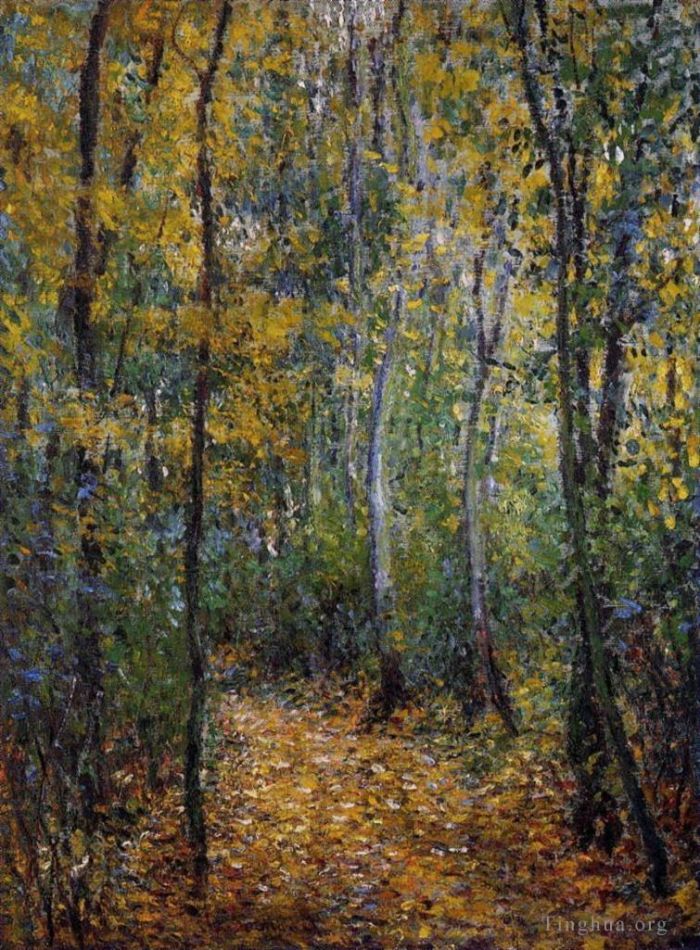 Claude Monet Oil Painting - Wood Lane