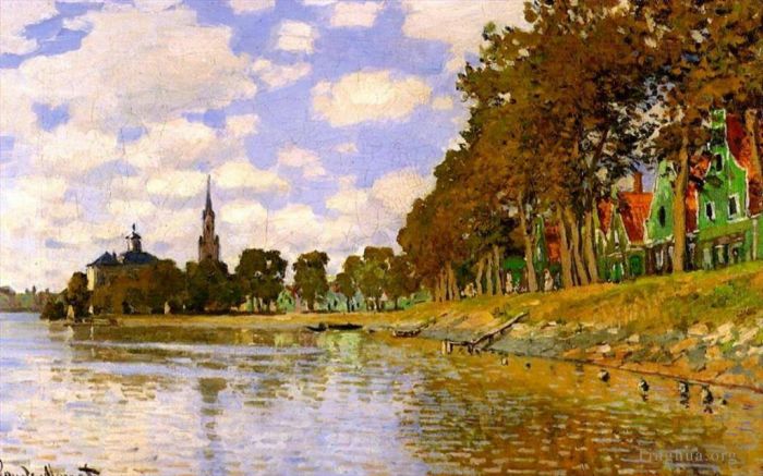 Claude Monet Oil Painting - Zaandam