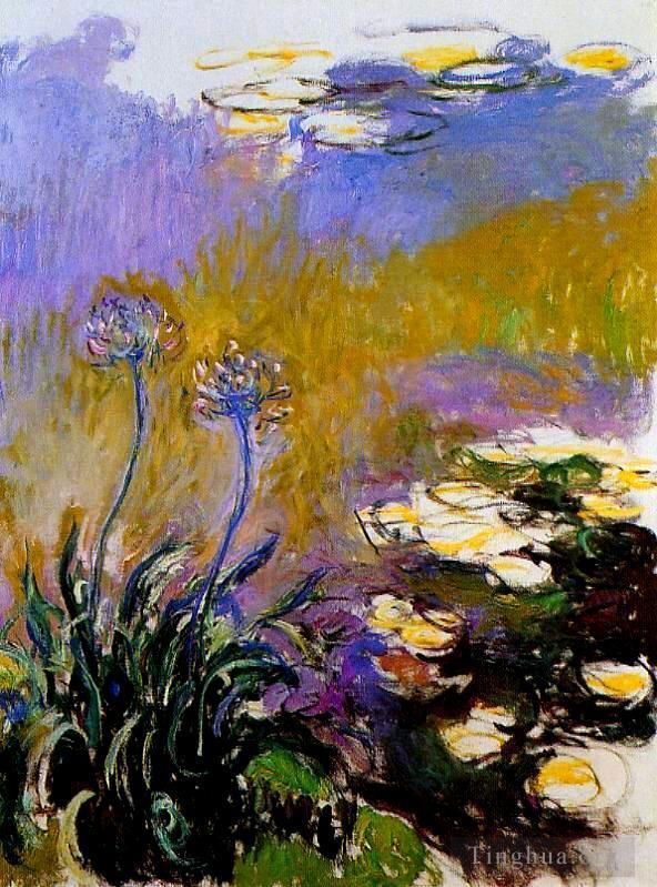 Claude Monet Various Paintings - Agapanathus