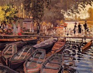 Artist Claude Monet's Work - Bathers at La Grenouillere