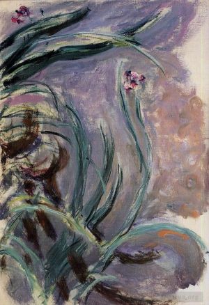 Artist Claude Monet's Work - Irises III