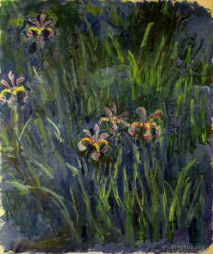 Artist Claude Monet's Work - Irises II
