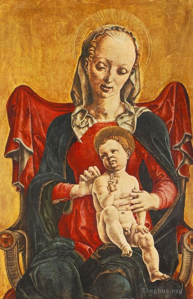 Cosme Tura Various Paintings - Madonna With The Child