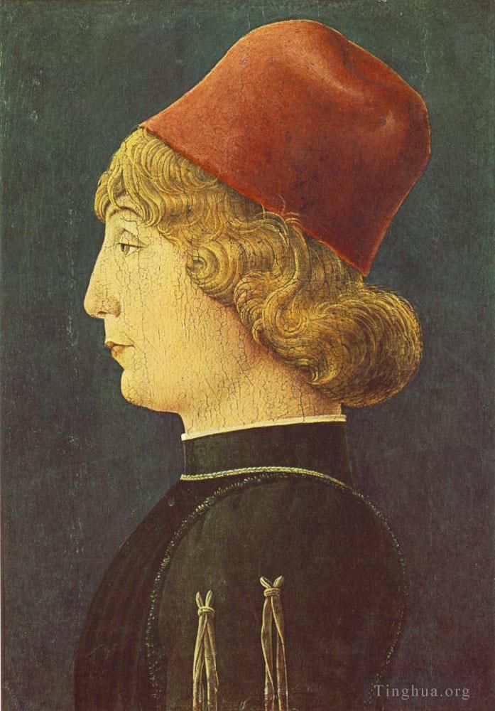 Cosme Tura Various Paintings - Portrait Of A Young Man