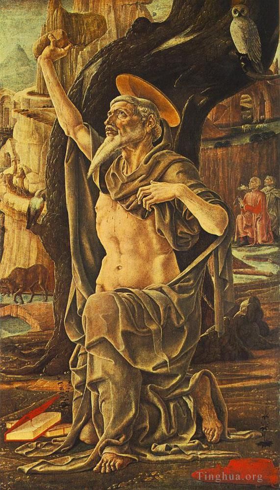 Cosme Tura Various Paintings - Saint Jerome