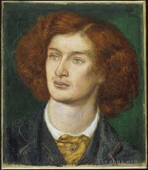 Dante Gabriel Rossetti Oil Painting - Algernon Charles Swinburne