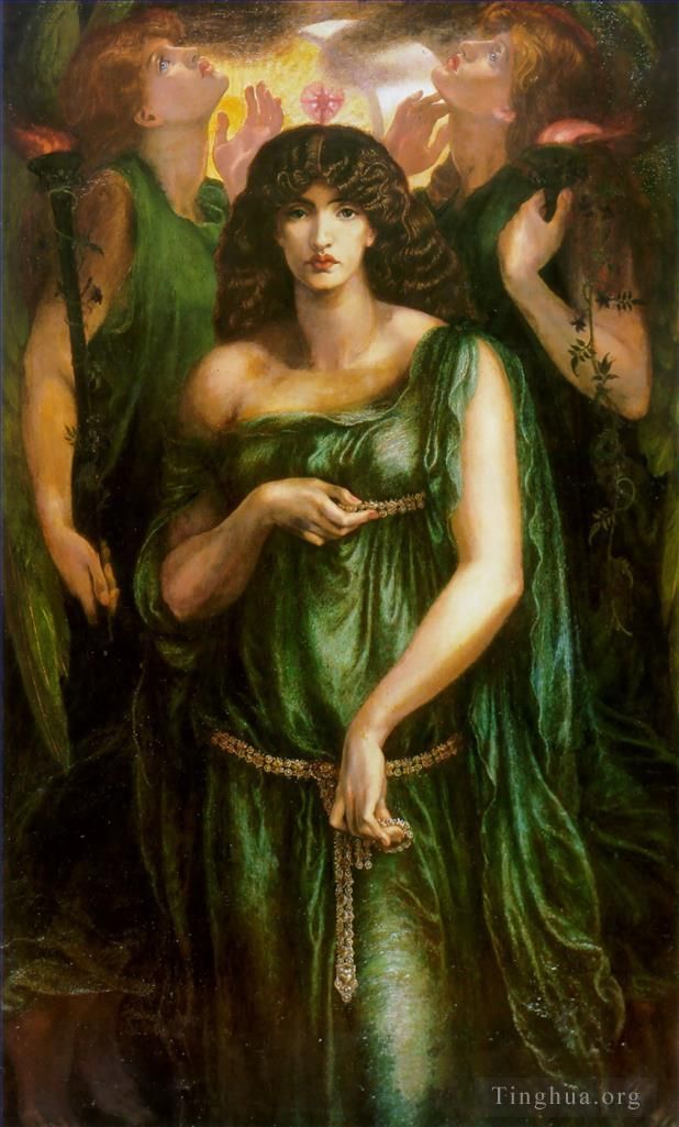 Dante Gabriel Rossetti Oil Painting - Astarte Syriaca