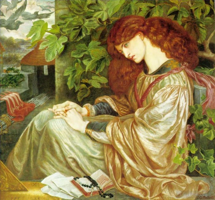 Dante Gabriel Rossetti Oil Painting - La Pia de Tolomei