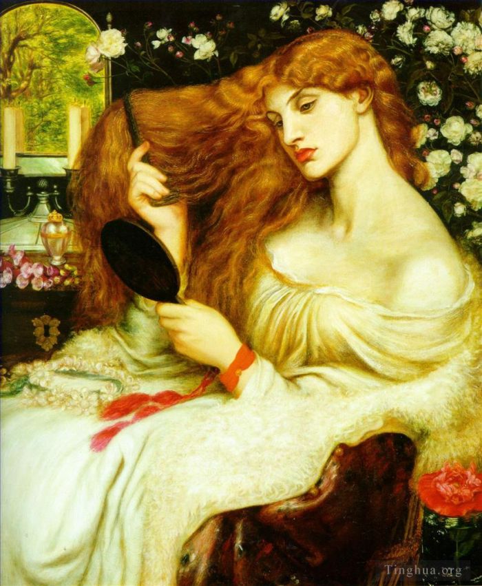 Dante Gabriel Rossetti Oil Painting - Lady Lillith