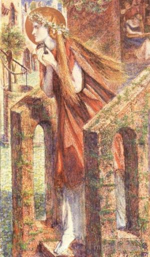 Artist Dante Gabriel Rossetti's Work - Mary Magdalen2