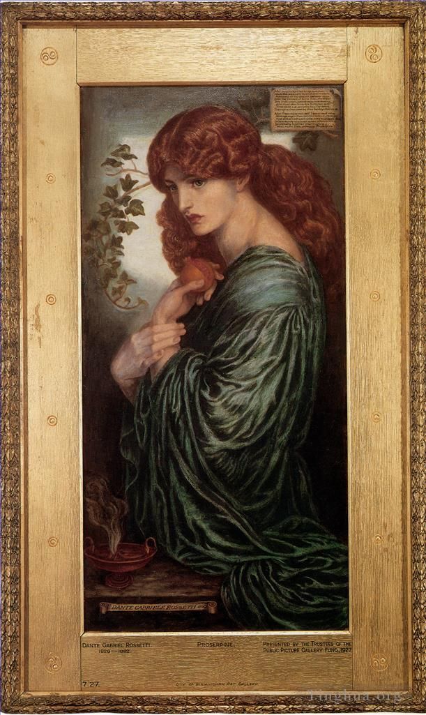 Dante Gabriel Rossetti Oil Painting - Prosperine