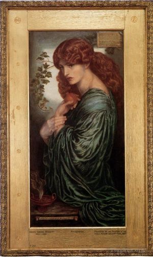 Artist Dante Gabriel Rossetti's Work - Prosperine