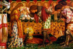 Artist Dante Gabriel Rossetti's Work - Sir Galahad