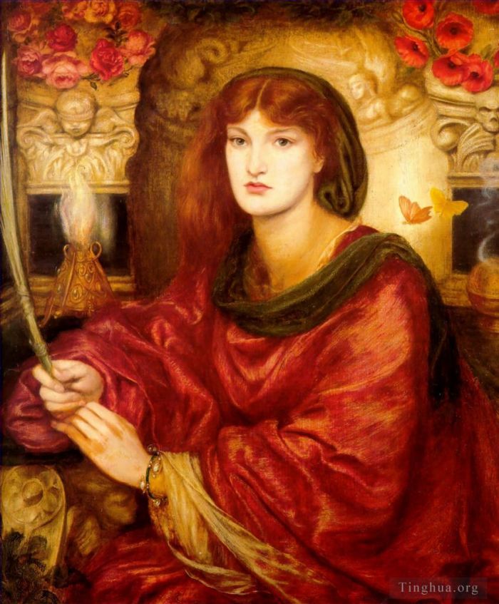 Dante Gabriel Rossetti Oil Painting - Sybilla Palmifella