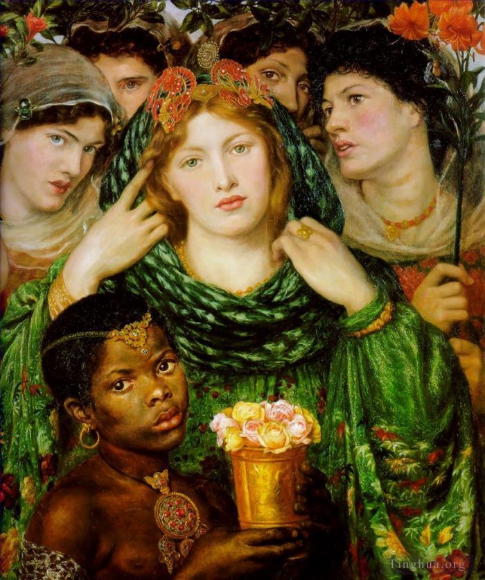 Dante Gabriel Rossetti Oil Painting - The Beloved