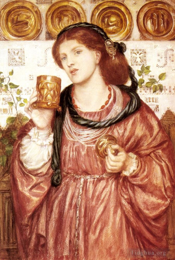 Dante Gabriel Rossetti Oil Painting - The Loving Cup