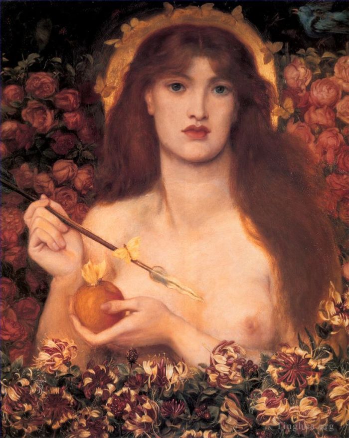 Dante Gabriel Rossetti Oil Painting - Venus Verticordia