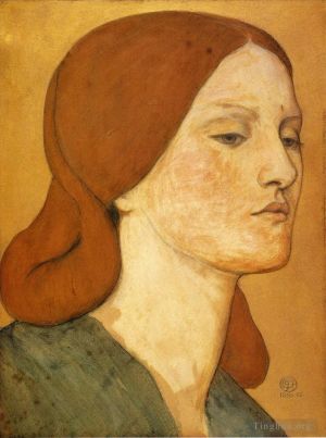 Artist Dante Gabriel Rossetti's Work - Portrait of Elizabeth Siddal3