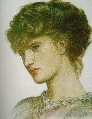 Artist Dante Gabriel Rossetti's Work - Portrait of a Lady