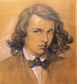 Artist Dante Gabriel Rossetti's Work - Self Portrait