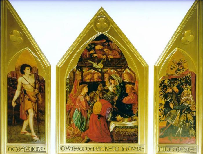Dante Gabriel Rossetti Various Paintings - The Seed of David