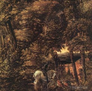 Artist Denis van Alsloot's Work - Saint George In The Forest
