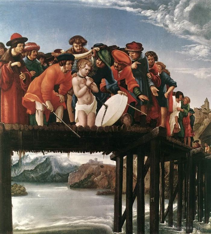 Denis van Alsloot Oil Painting - The Martyrdom Of St Florian