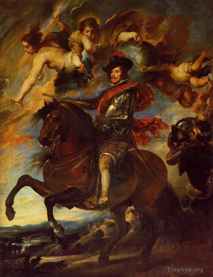 Diego Velazquez Oil Painting - Allegorical Portrait of Philip IV