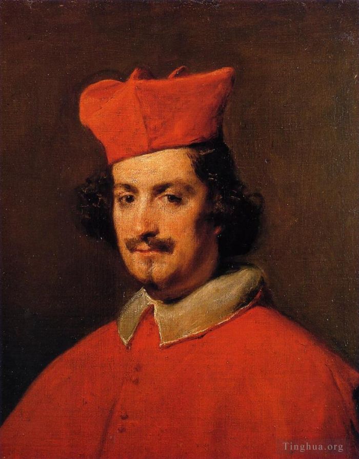 Diego Velazquez Oil Painting - Cardinal Camillo Astalli