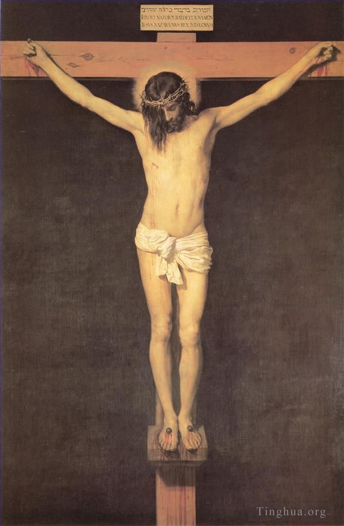 Diego Velazquez Oil Painting - The crucified Christ