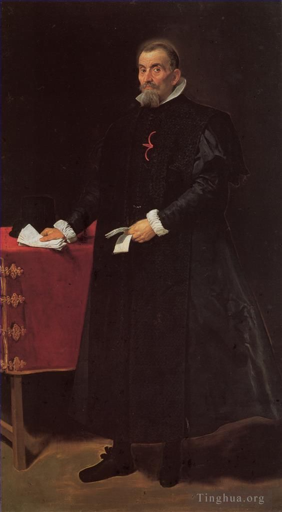 Diego Velazquez Oil Painting - Don portrait Diego del Corral y Arellano