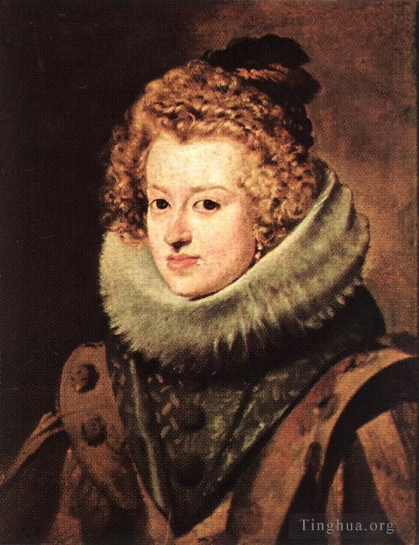 Diego Velazquez Oil Painting - Dona Maria de Austria