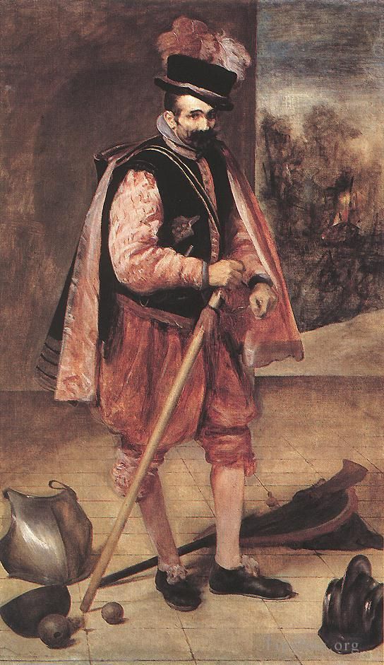Diego Velazquez Oil Painting - Jester Don Juan de Austria