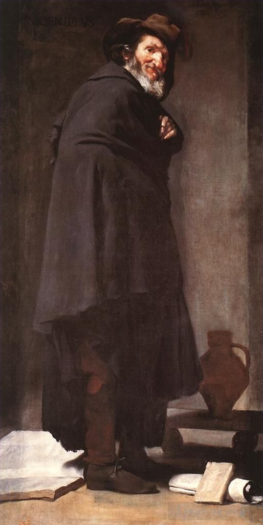 Diego Velazquez Oil Painting - Menippus