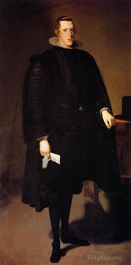Diego Velazquez Oil Painting - Philip IV Standing2