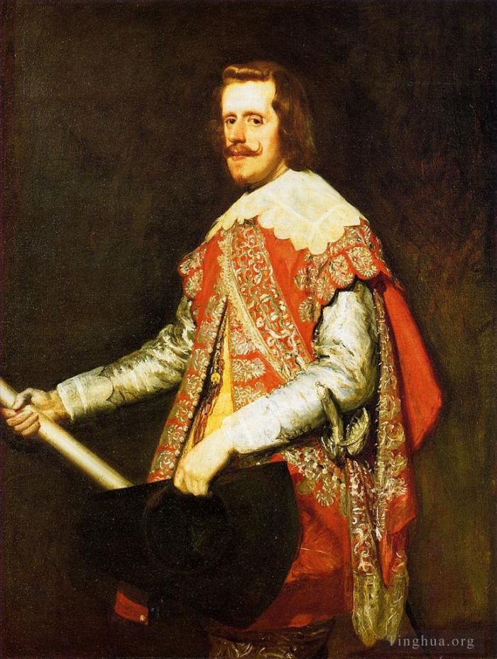 Diego Velazquez Oil Painting - Philip IV at Fraga