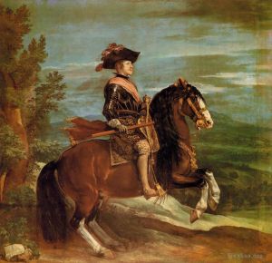 Artist Diego Velazquez's Work - Philip IV on Horseback
