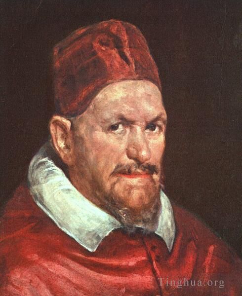 Diego Velazquez Oil Painting - Pope Innocent X