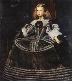 Artist Diego Velazquez's Work - Portrait of the Infanta Margarita