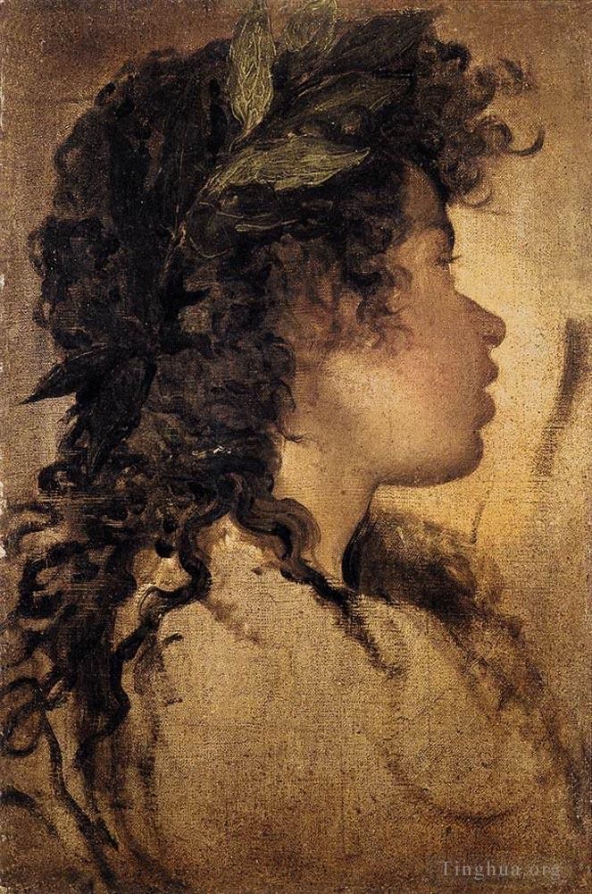 Diego Velazquez Oil Painting - Study For The Head Of Apollo