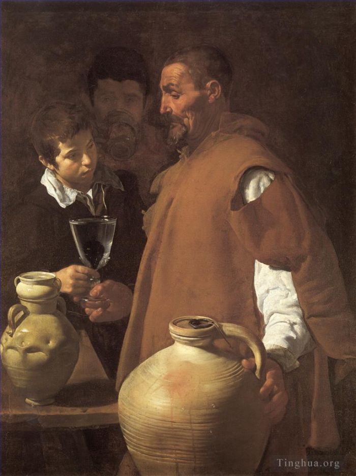 Diego Velazquez Oil Painting - THe Waterseller of Seville