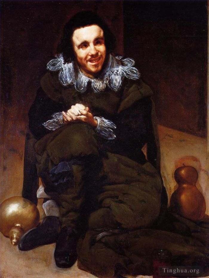 Diego Velazquez Oil Painting - The Buffoon Calabazas2