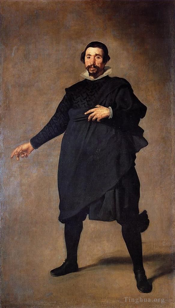 Diego Velazquez Oil Painting - The Buffoon Pablo de Valladolid