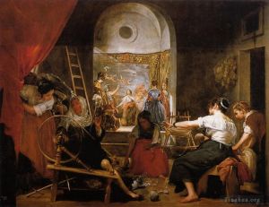 Artist Diego Velazquez's Work - The Spinners (The Fable of Arachne)
