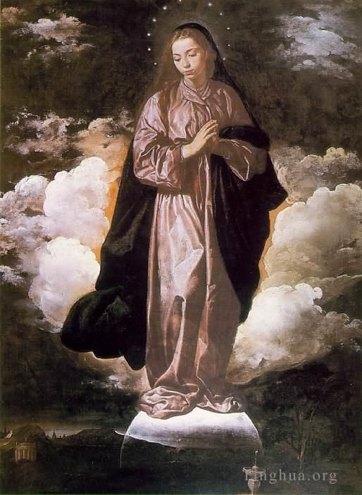 Diego Velazquez Oil Painting - The Immaculate Conception