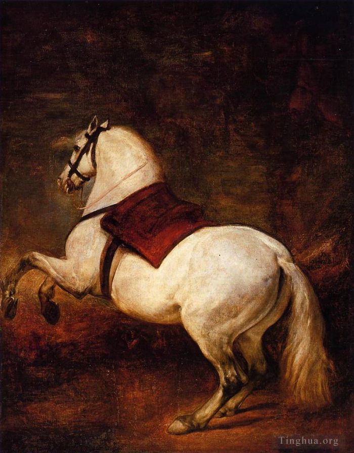 Diego Velazquez Oil Painting - The White Horse