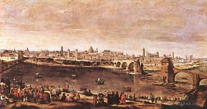 Artist Diego Velazquez's Work - View of Zaragoza