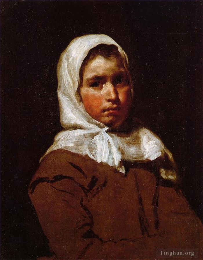 Diego Velazquez Oil Painting - Young Peasant Girl